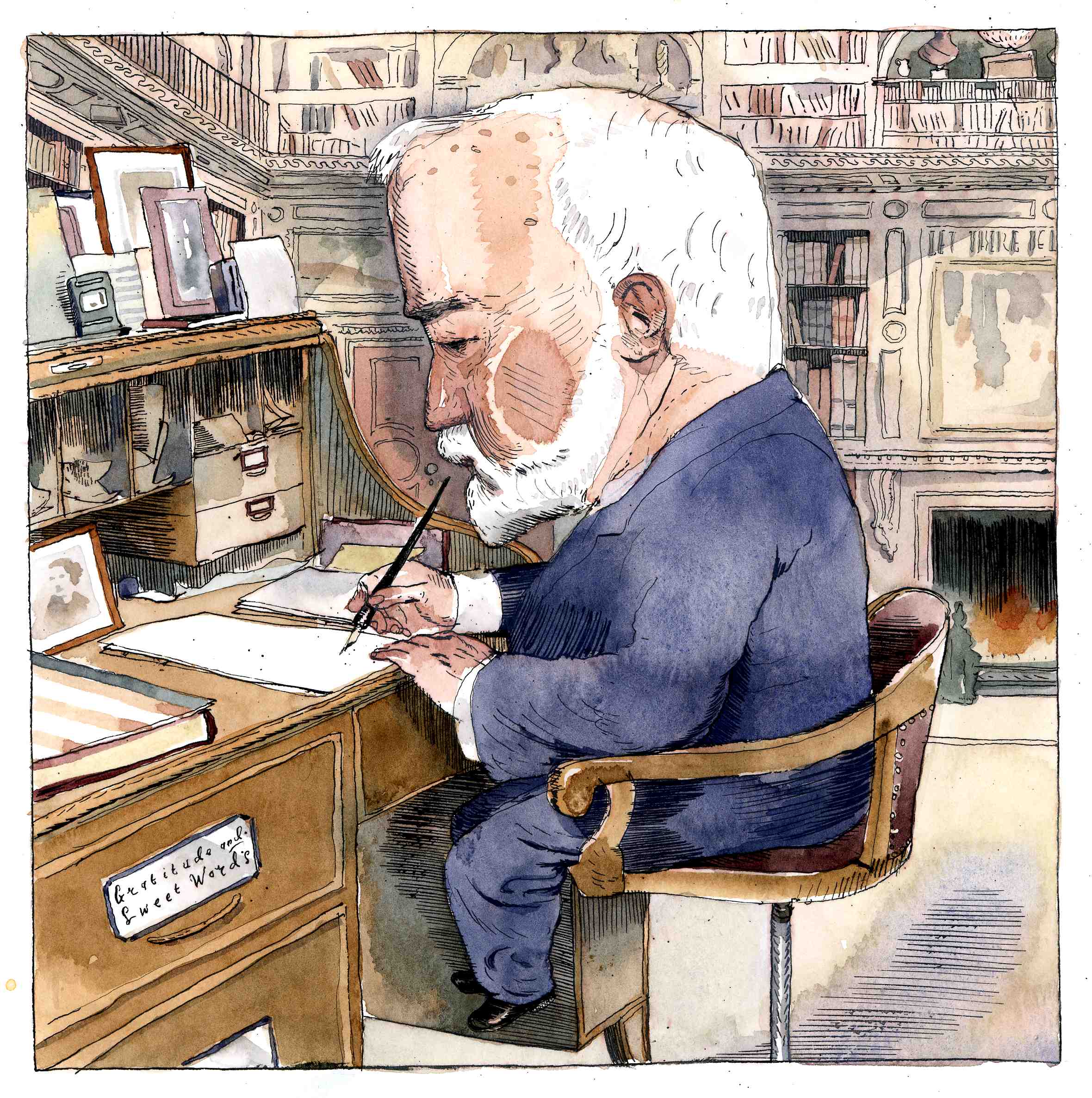 Carnegie by Barry Blitt Carnegie by Barry Blitt