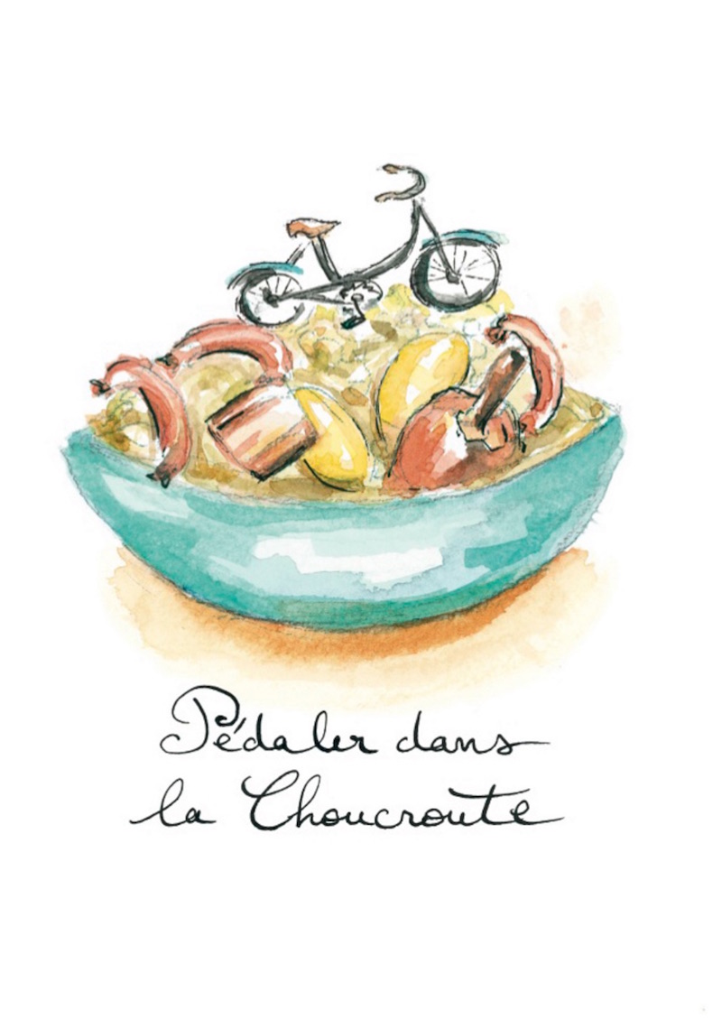 Pédaler dans la Choucroute by Melina Josserand in West Hampstead, London