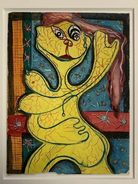 Woman with Long Red Hair by William Baziotes (1912-1963) in New York, New York
